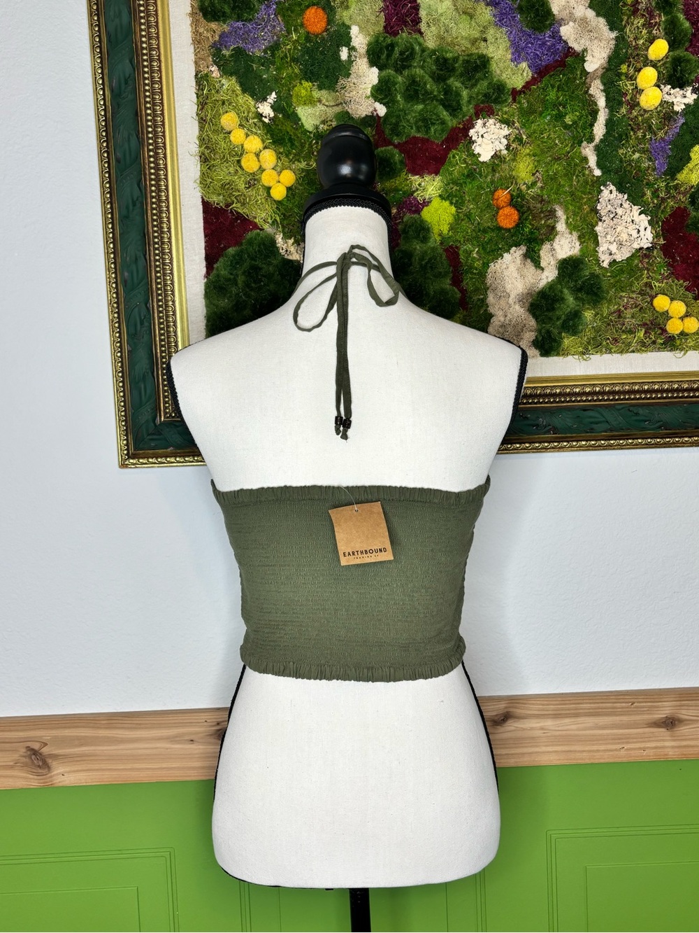 NWT Earthbound Halter Crop Top - Picture 6 of 8